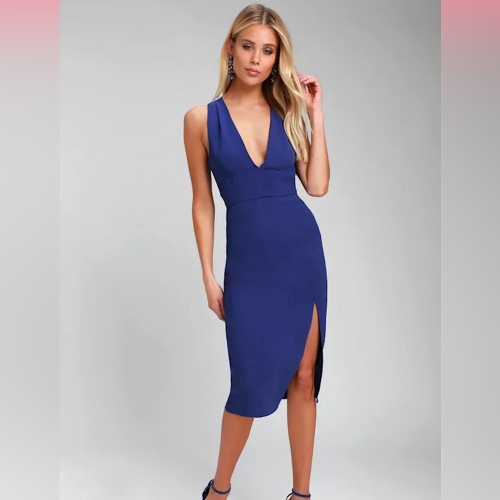Lulu’s Royal Blue Cocktail Dress - Medium - EUC